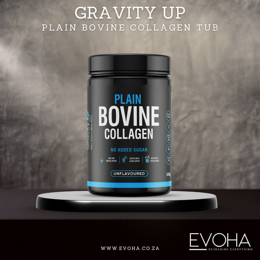 Gravity Up Plain Bovine Collagen 500g Tub