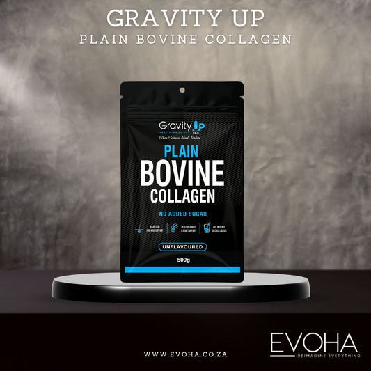 Gravity Up Plain Bovine Collagen 500g Bag
