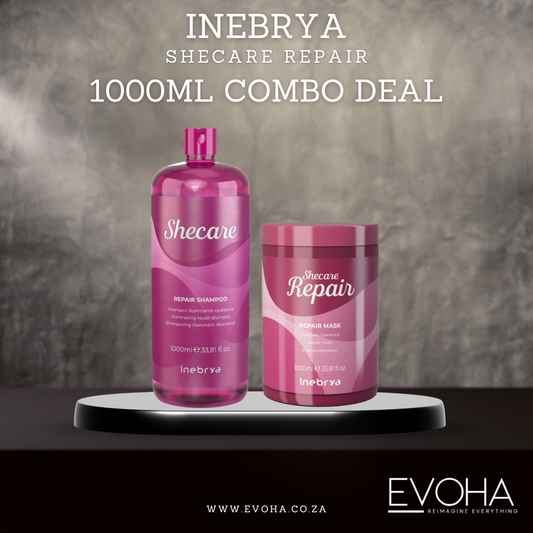 Inebrya Shecare Repair Combo Deal 1000ml