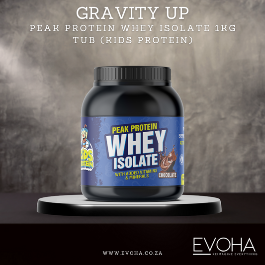 Gravity Up Peak Protein Whey Isolate for Kids – 1kg Tub