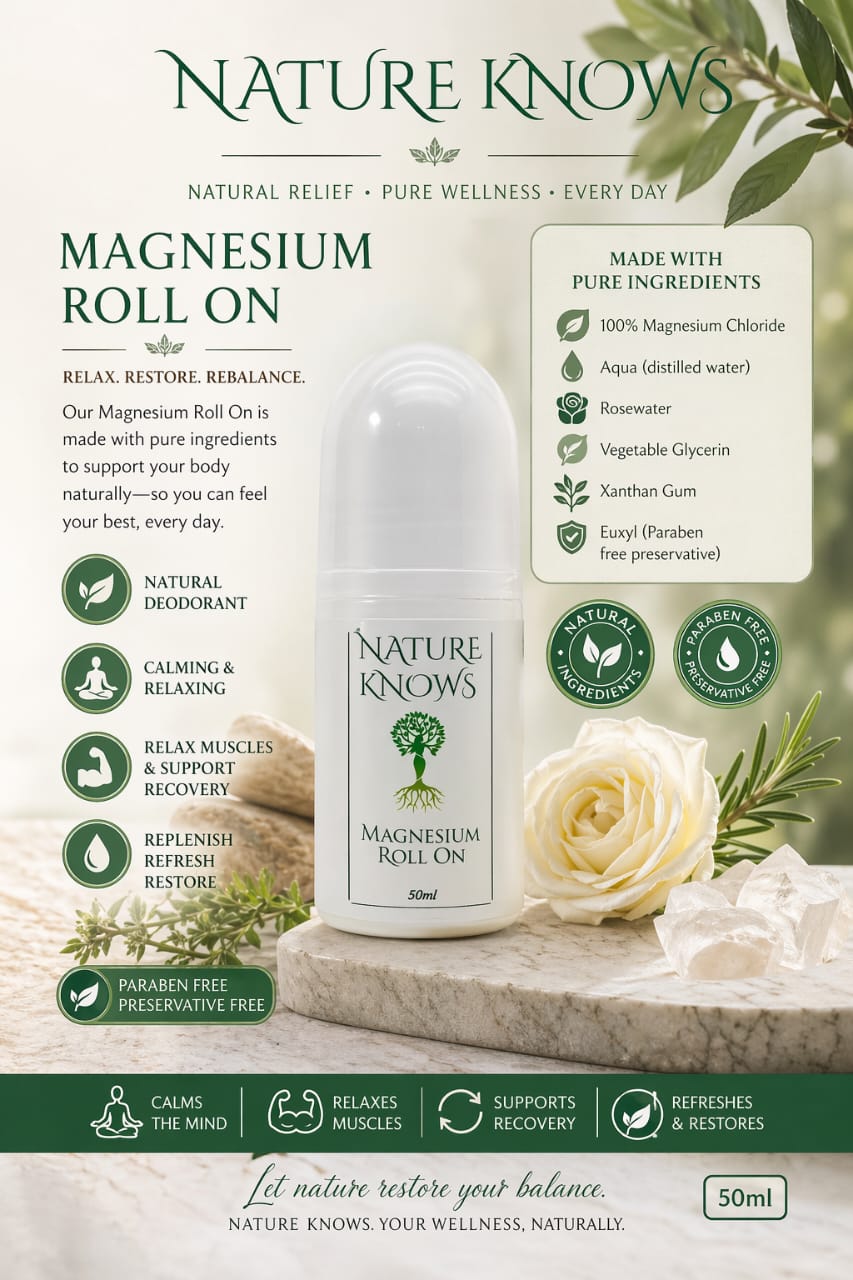 Nature Knows Aluminium-free Magnesium Roll-On